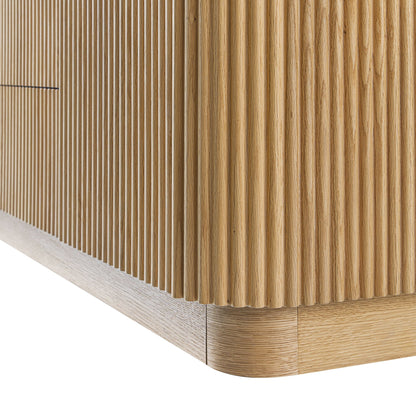 Maru Large 2-Door Sideboard with Drawers, Oak