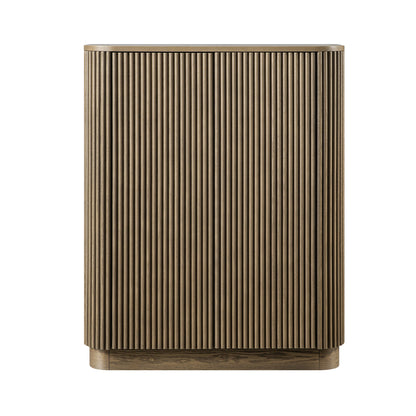 Maru Tall Cabinet, Silver Oak