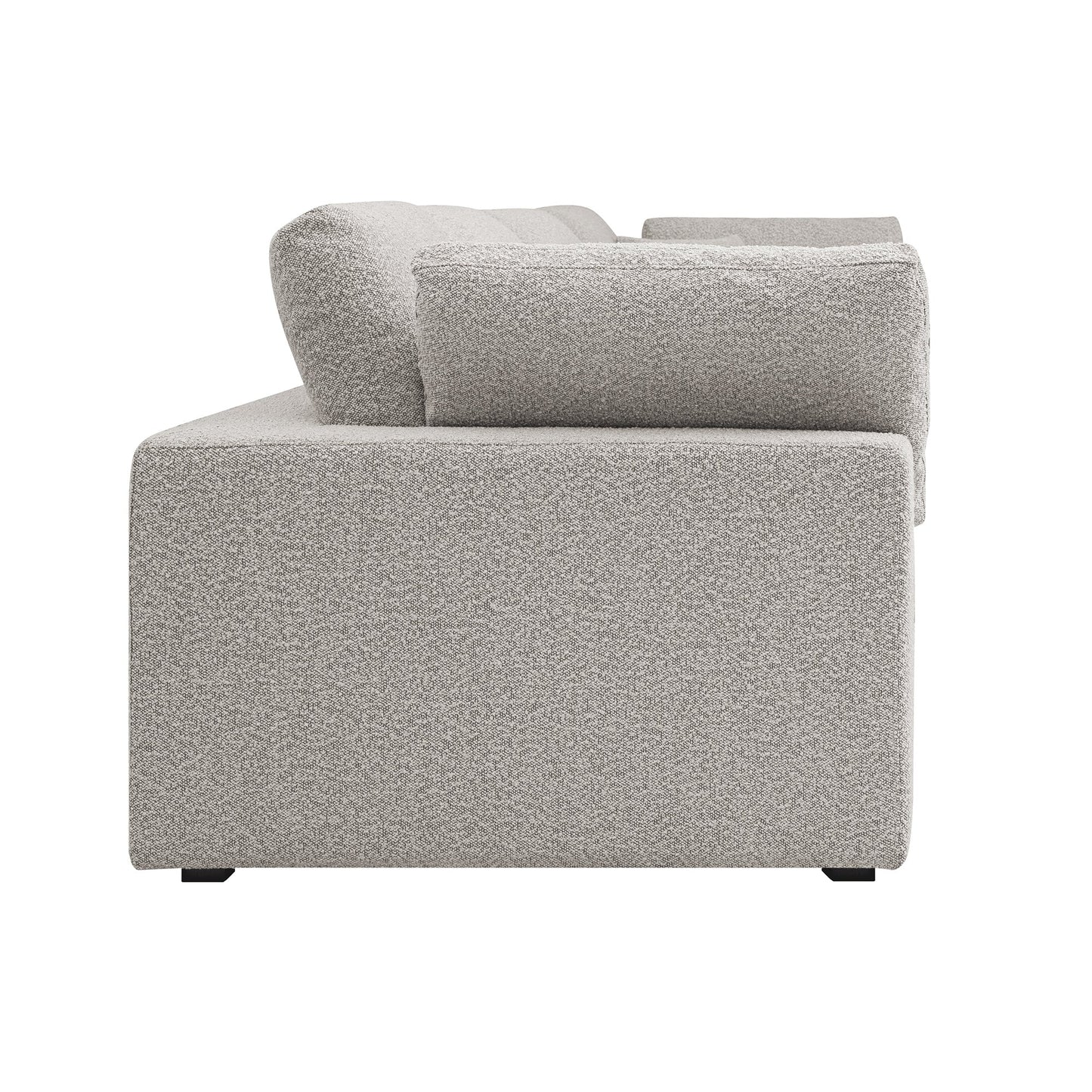 Lutyens Taupe Boucle Sectional Sofa, 4-Piece
