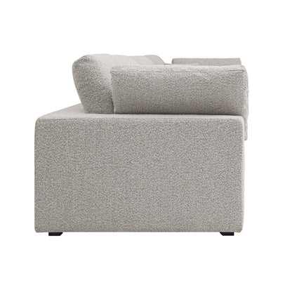 Lutyens Taupe Boucle Sectional Sofa, 4-Piece